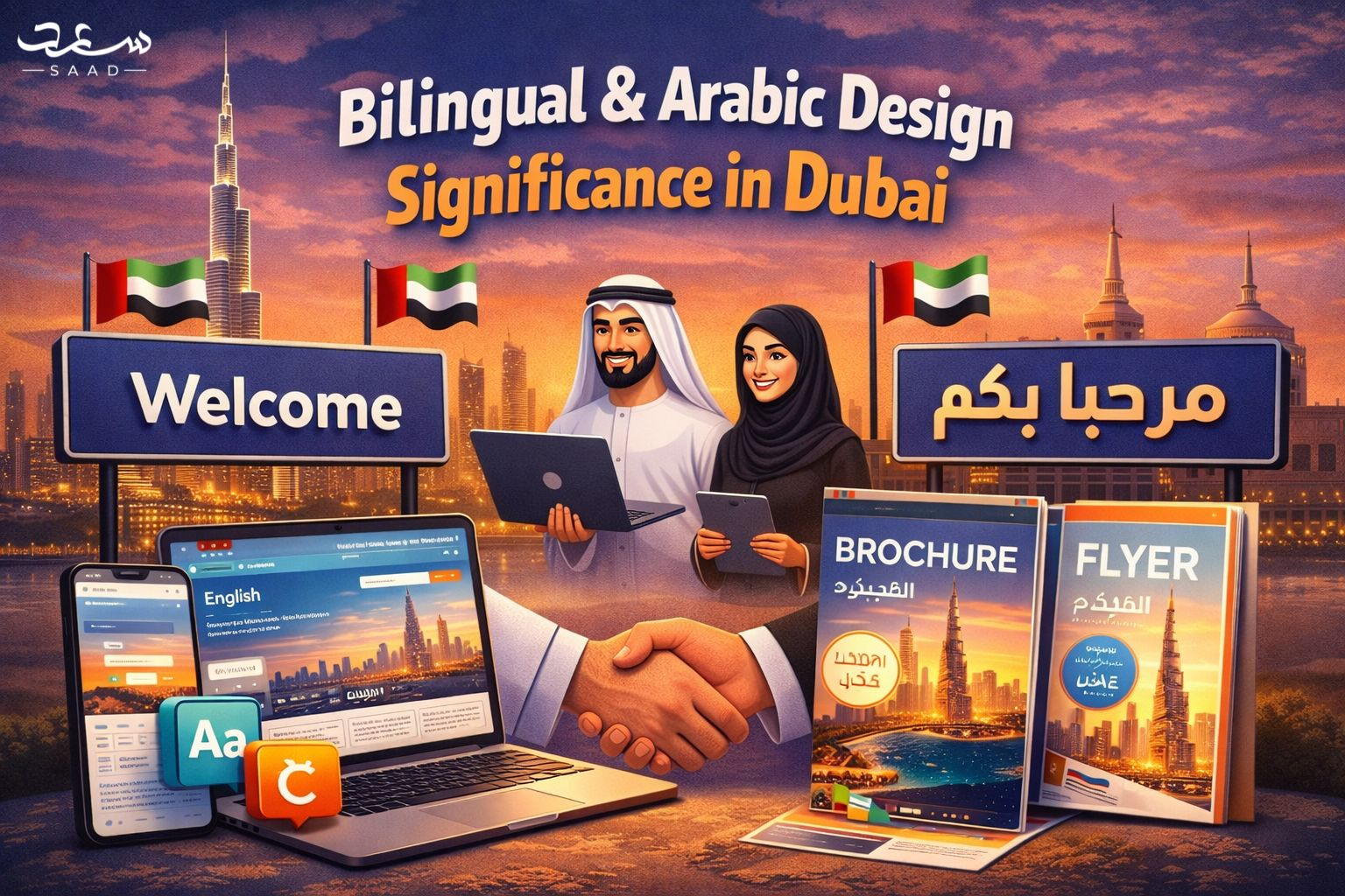 Bilingual and Arabic Design Significance in Dubai